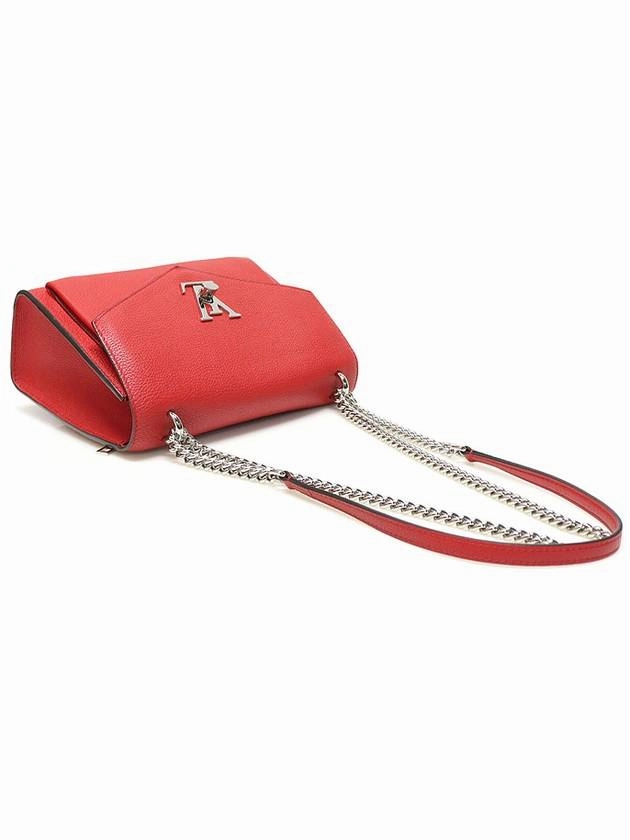 M51419 Red Calfskin My Lock Me BB Chain Shoulder Bag