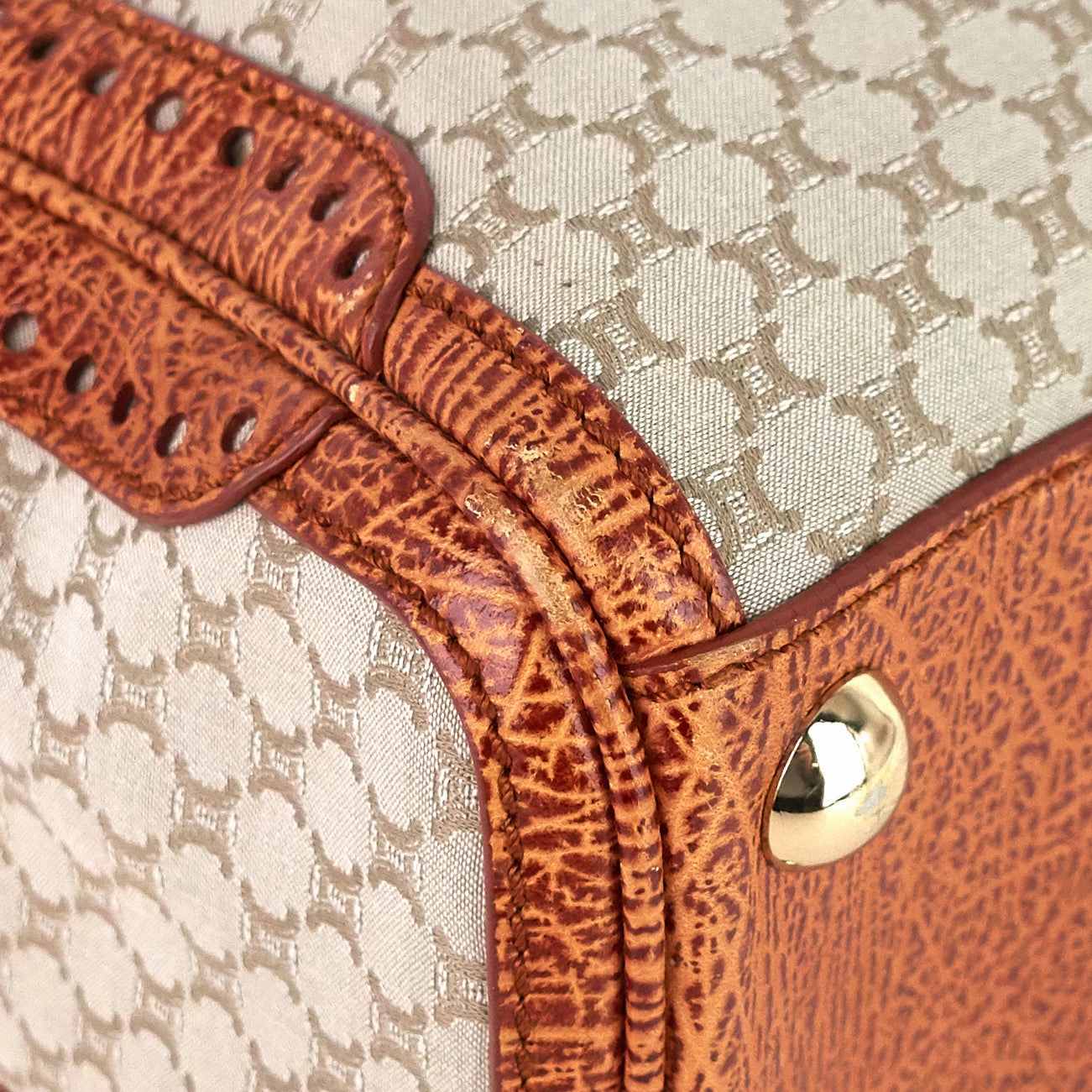 Macadam Quilted Canvas Tote Bag