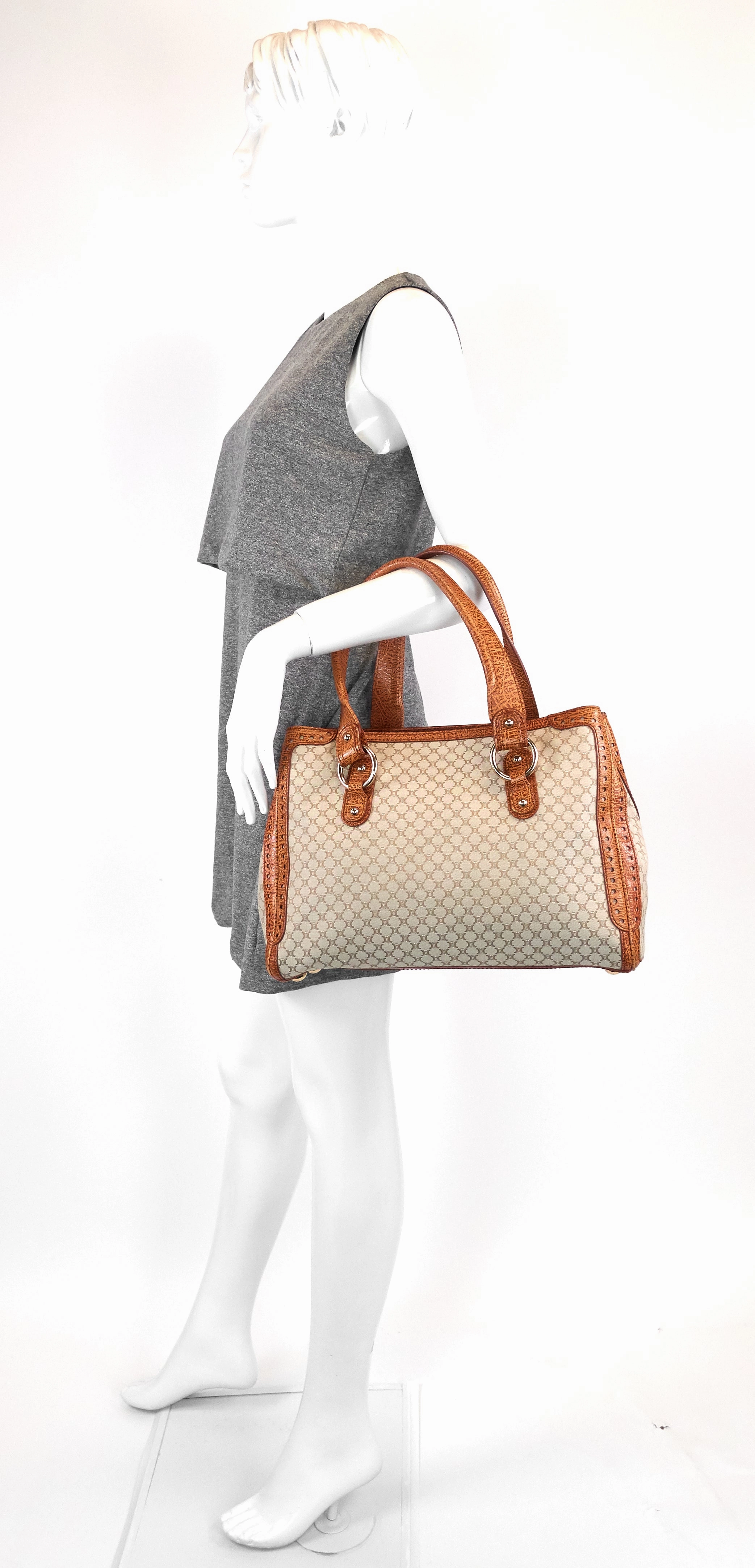 Macadam Quilted Canvas Tote Bag