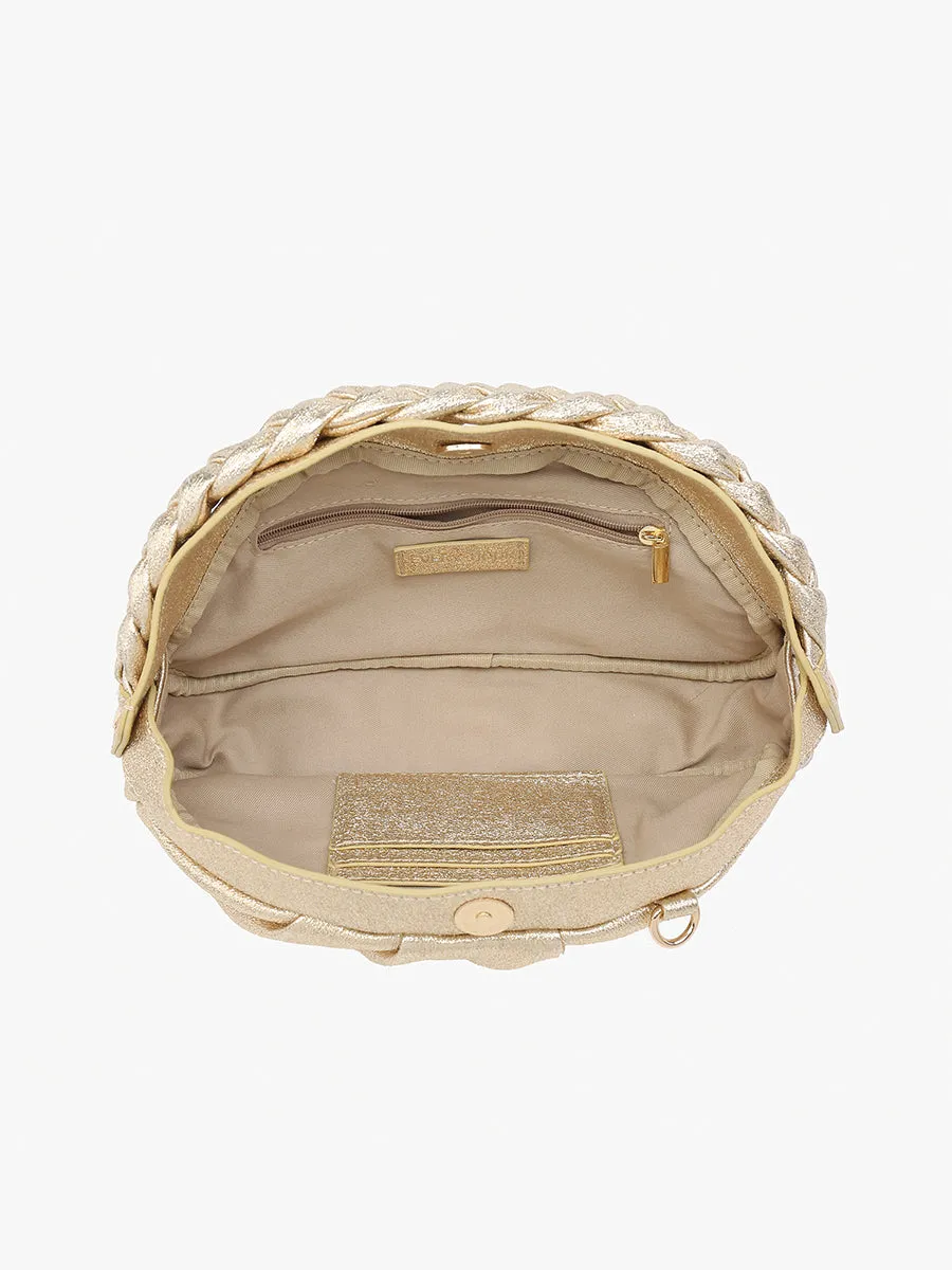 Madrigal Vegan Metallic Clutch