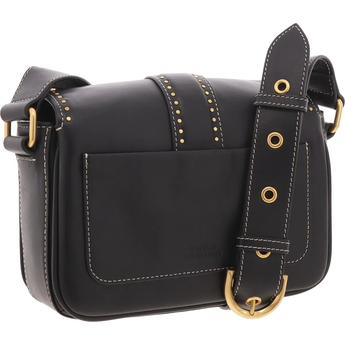 Maecy Womens Studded Leather Crossbody Handbag