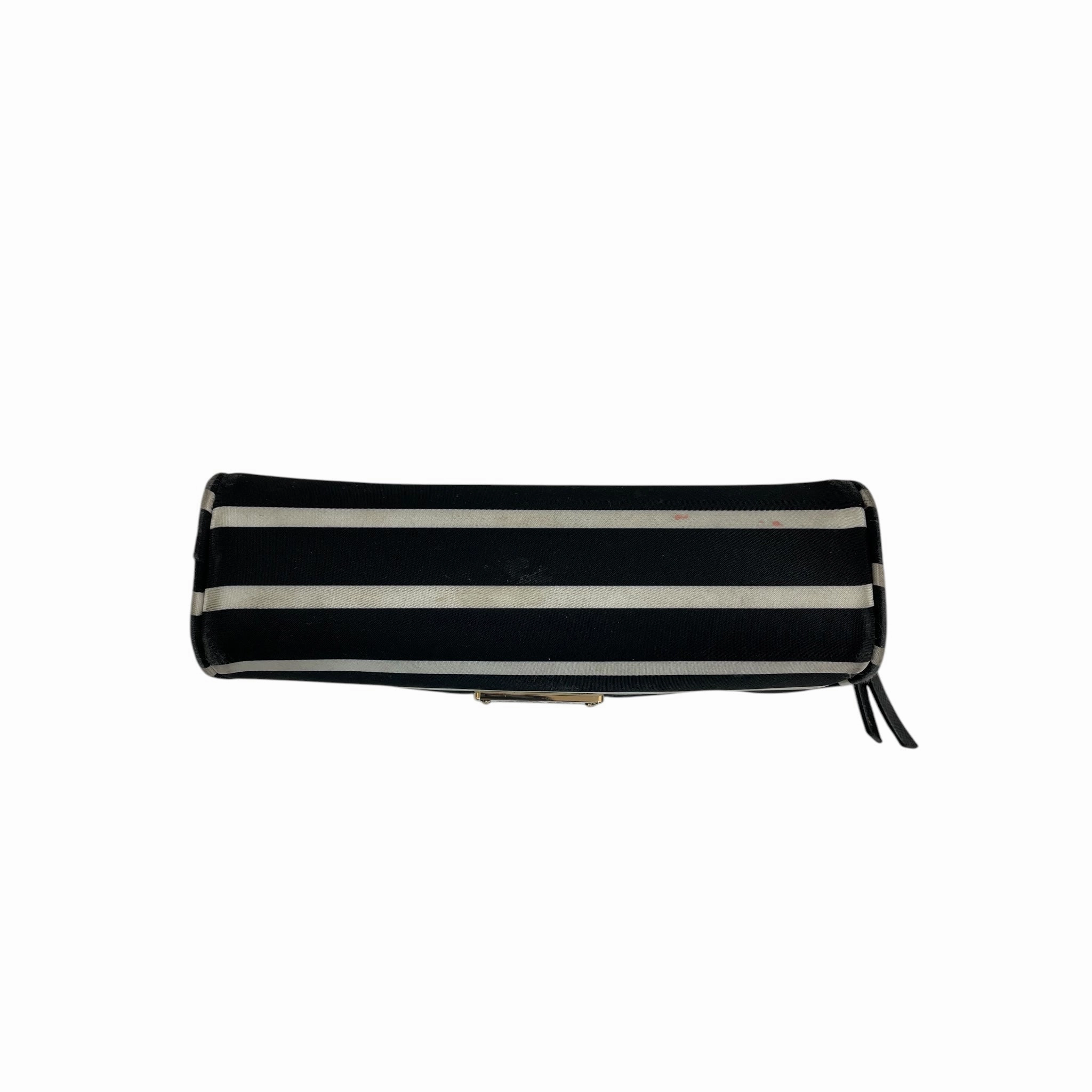 Makeup Bag Designer By Kate Spade In Black & White, Size:Small