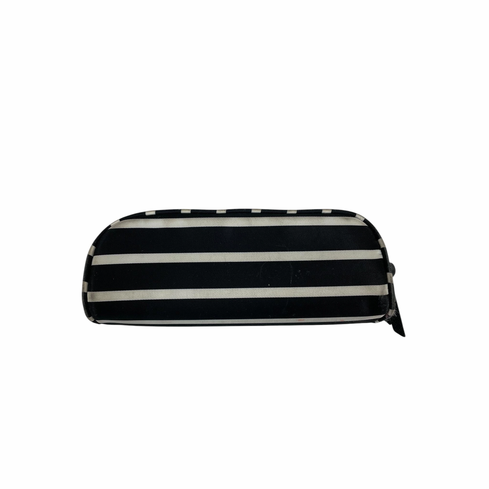 Makeup Bag Designer By Kate Spade In Black & White, Size:Small