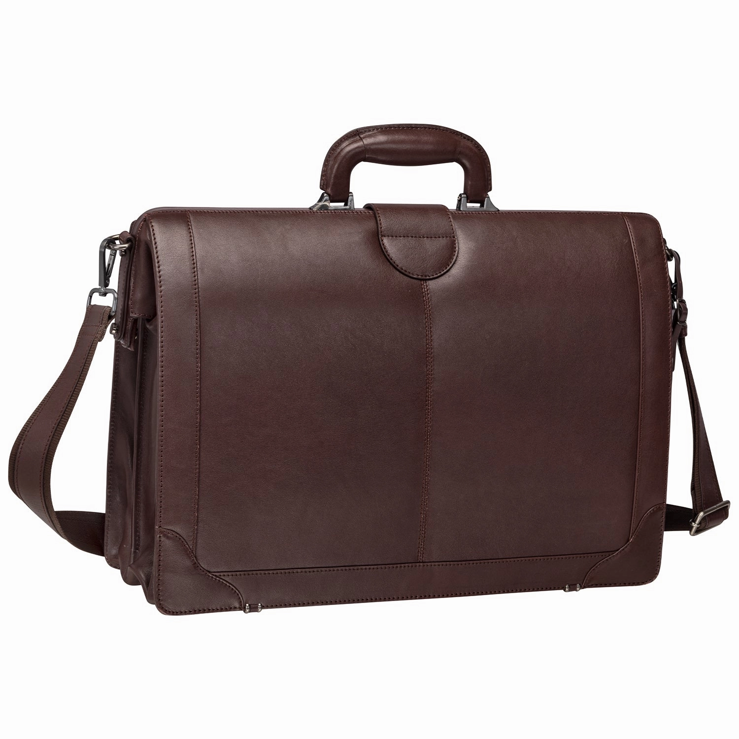 Mancini MILAN Luxurious Litigator Briefcase Pocket for 17.3 Laptop
