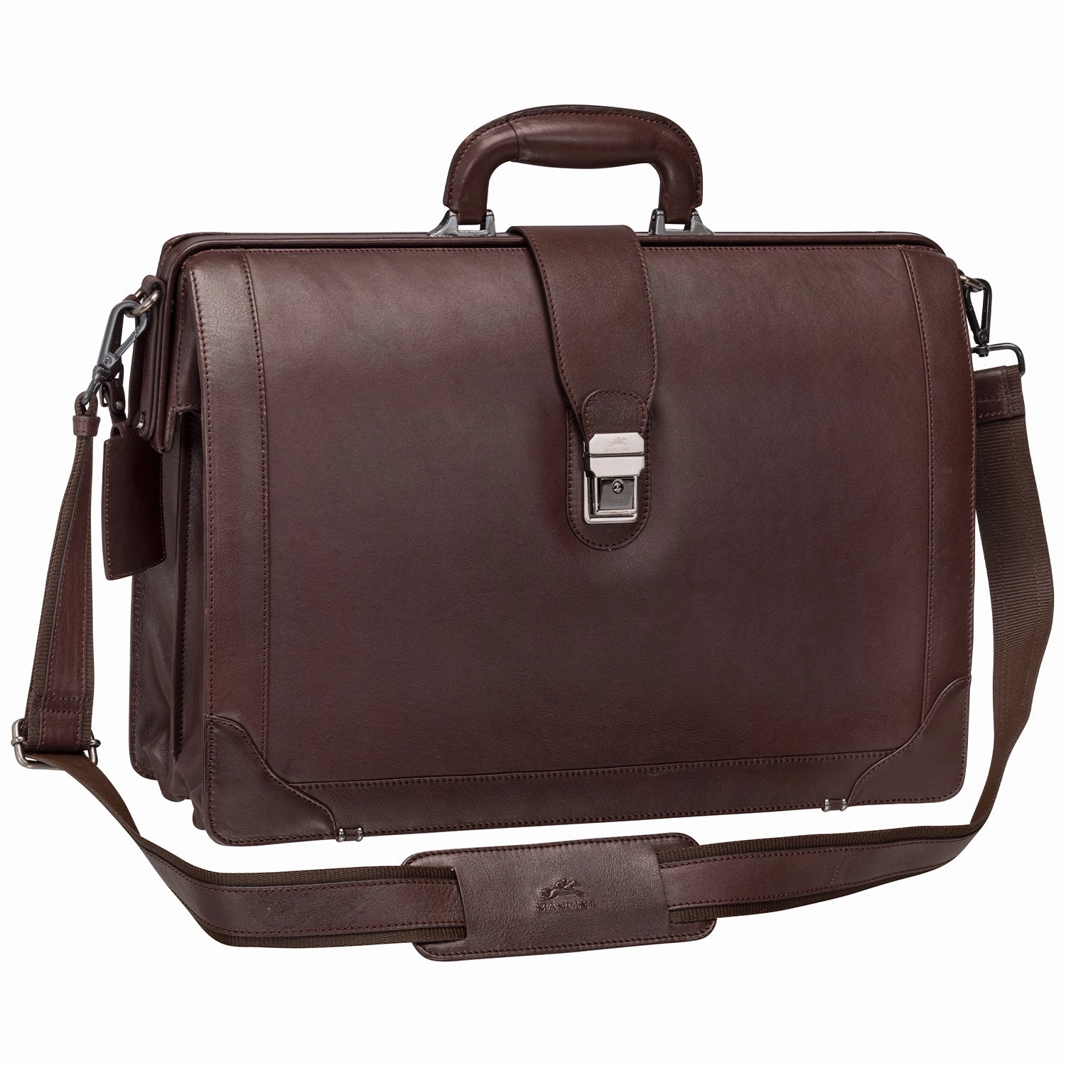 Mancini MILAN Luxurious Litigator Briefcase Pocket for 17.3 Laptop