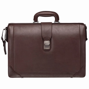 Mancini MILAN Luxurious Litigator Briefcase Pocket for 17.3 Laptop