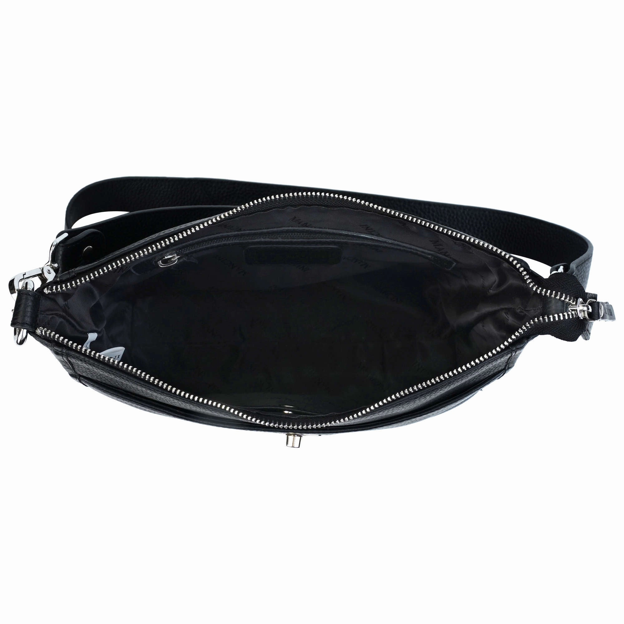 Mancini Pebbled Elizabeth Crossbody Handbag