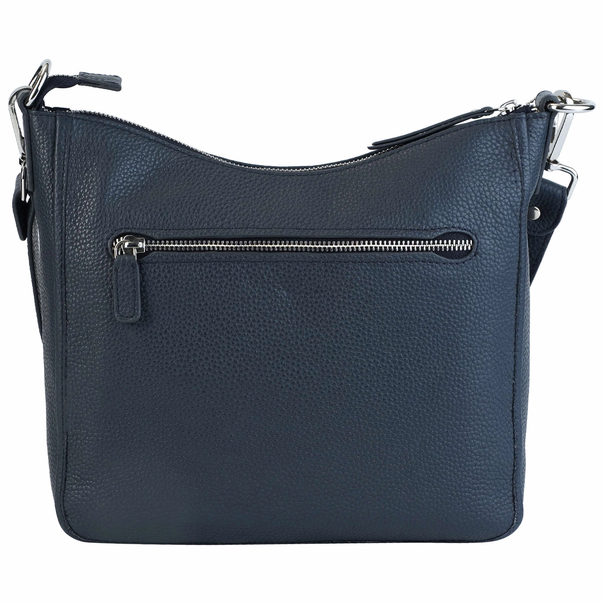 Mancini Pebbled Elizabeth Crossbody Handbag