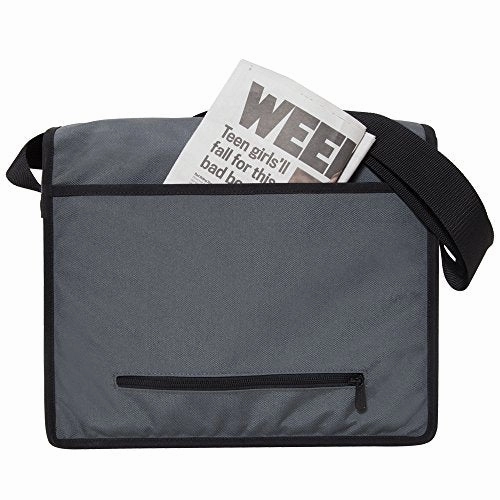 Manhattan Portage Deluxe Computer Bag, 15-Inch, Grey