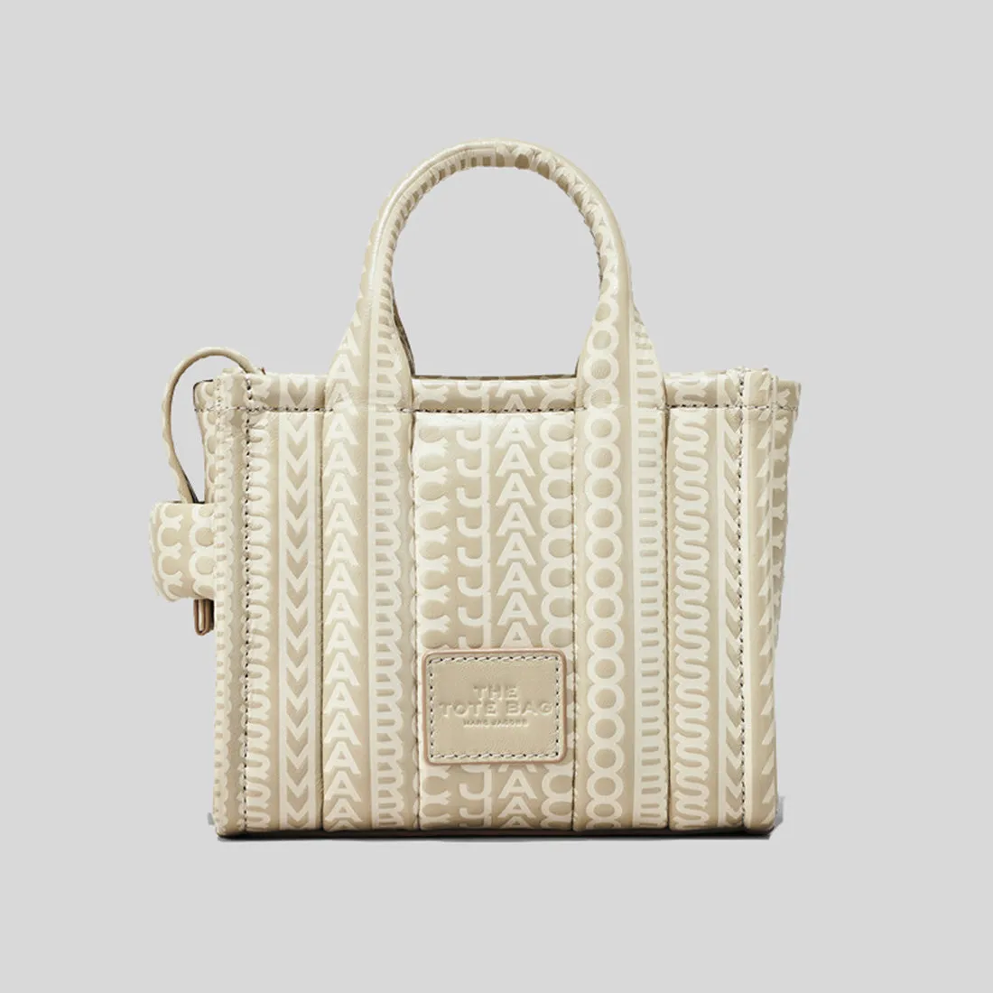 Marc Jacobs The Monogram Leather Mini Tote Bag Khaki H052L03FA22
