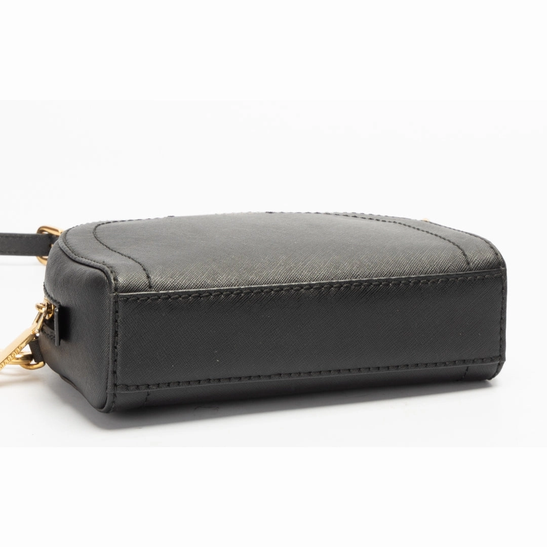 Marc Jacobs Black Saffiano Leather Crossbody Bag