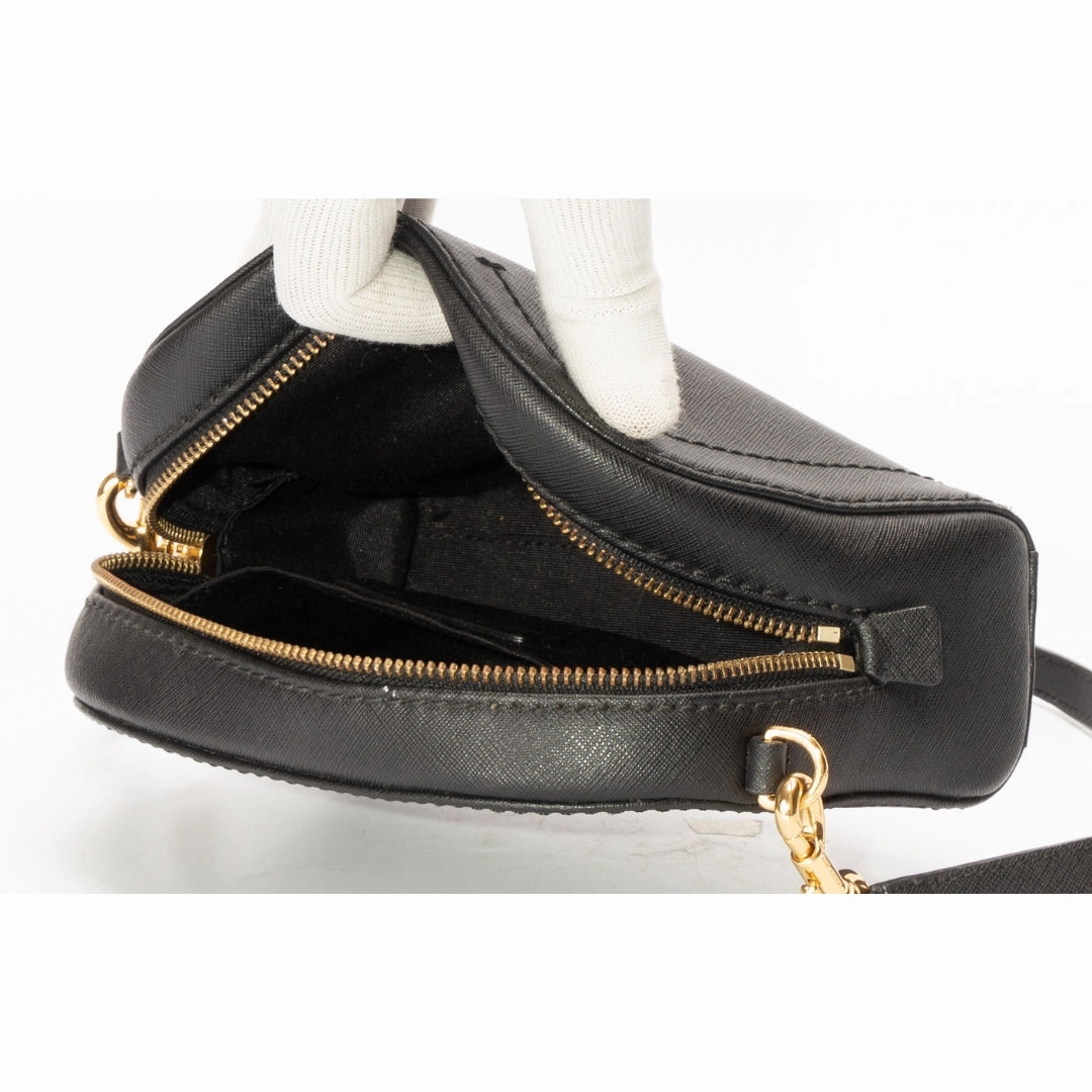 Marc Jacobs Black Saffiano Leather Crossbody Bag
