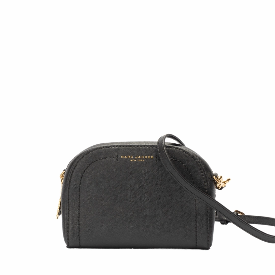 Marc Jacobs Black Saffiano Leather Crossbody Bag