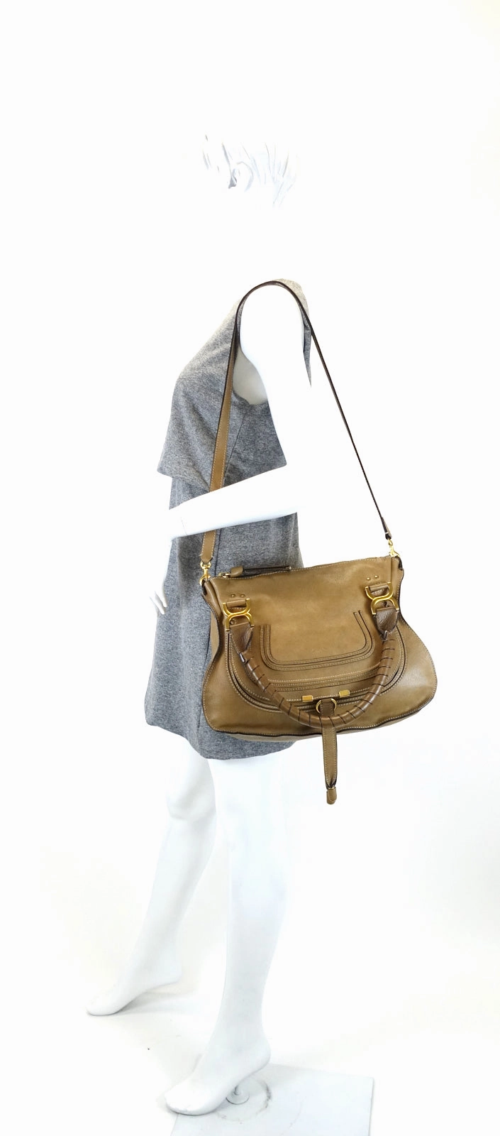 Marcie Calf Leather Medium Bag