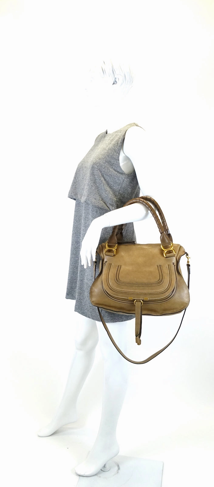 Marcie Calf Leather Medium Bag