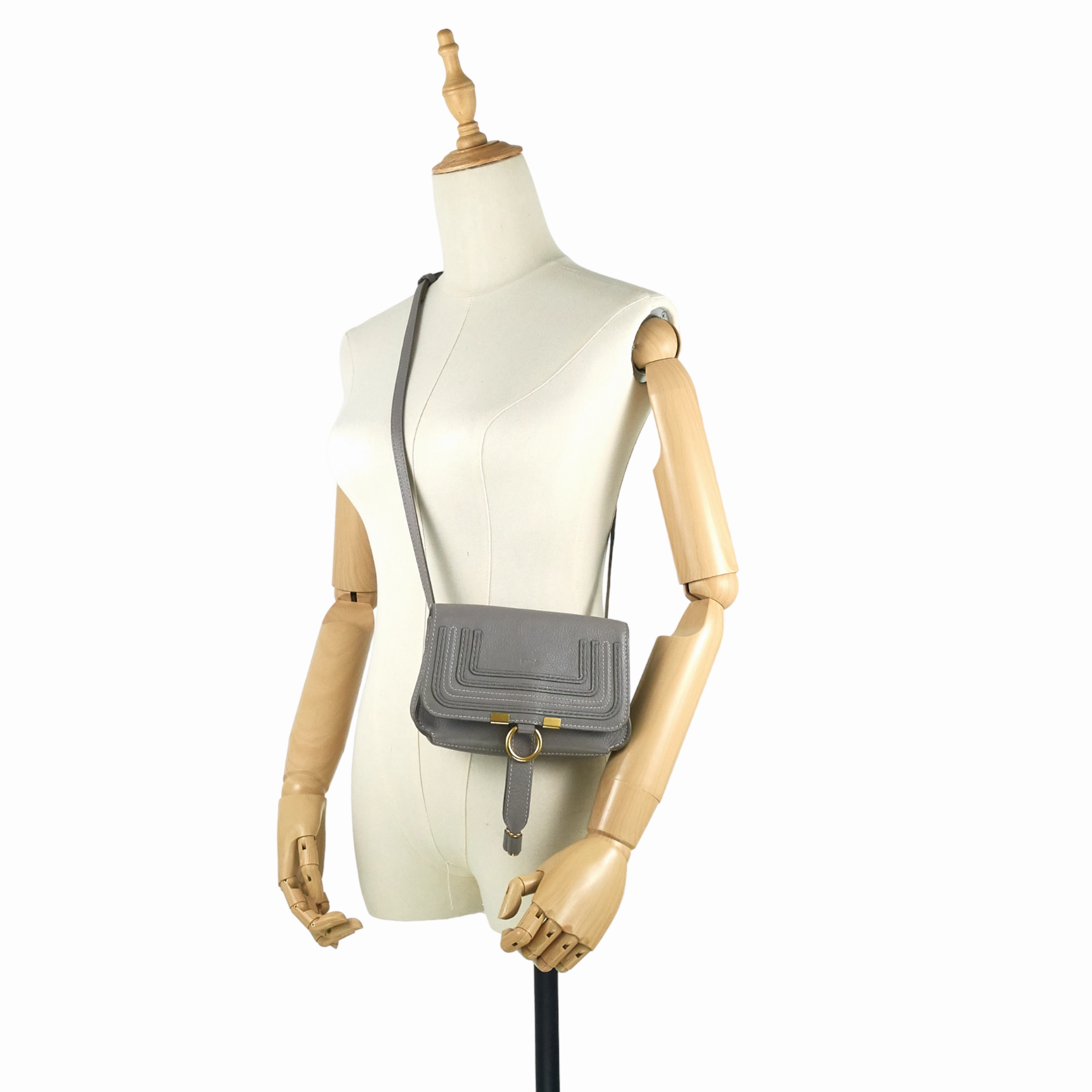 Marcie Calfskin Leather Belt Bag