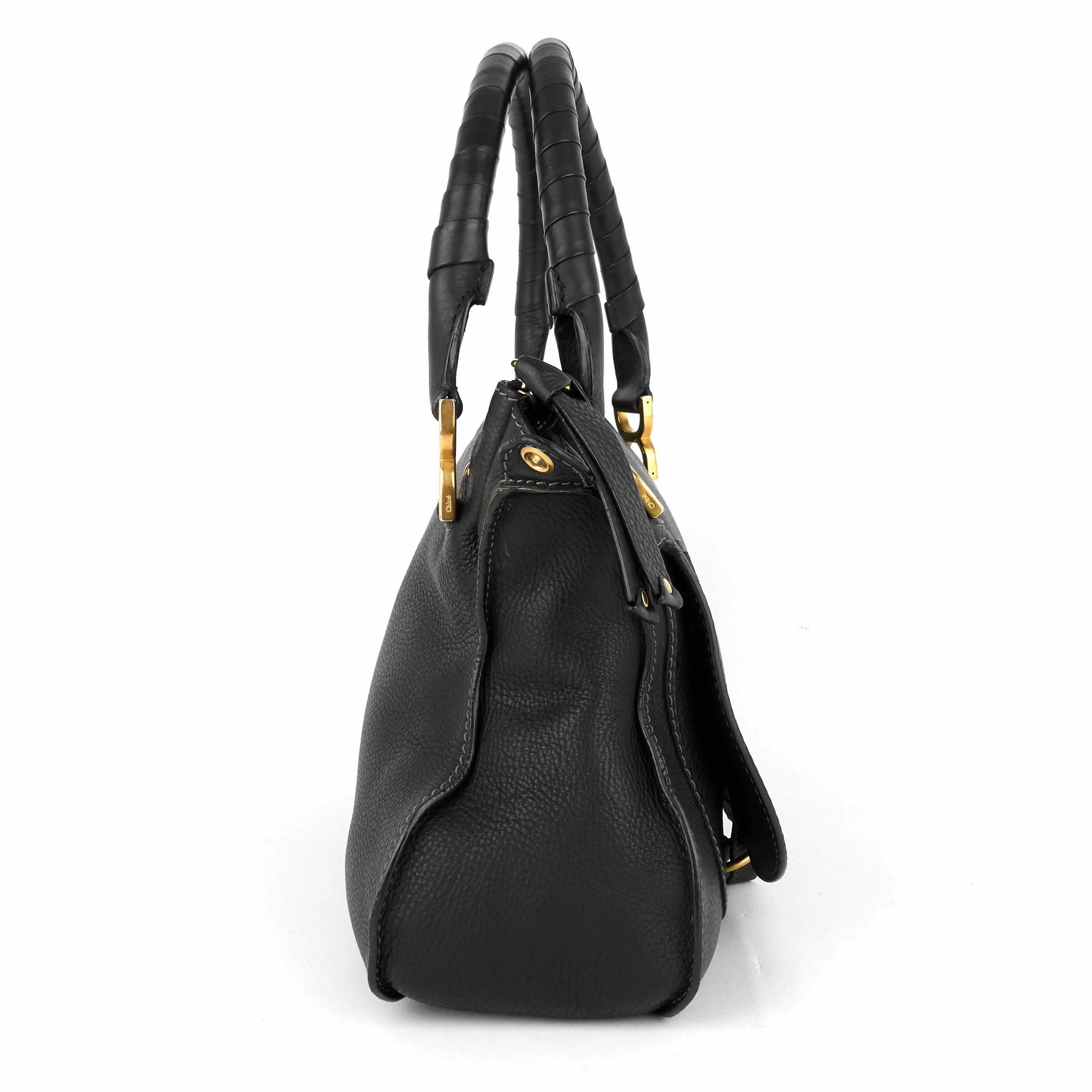 Marcie Calfskin Leather Handbag