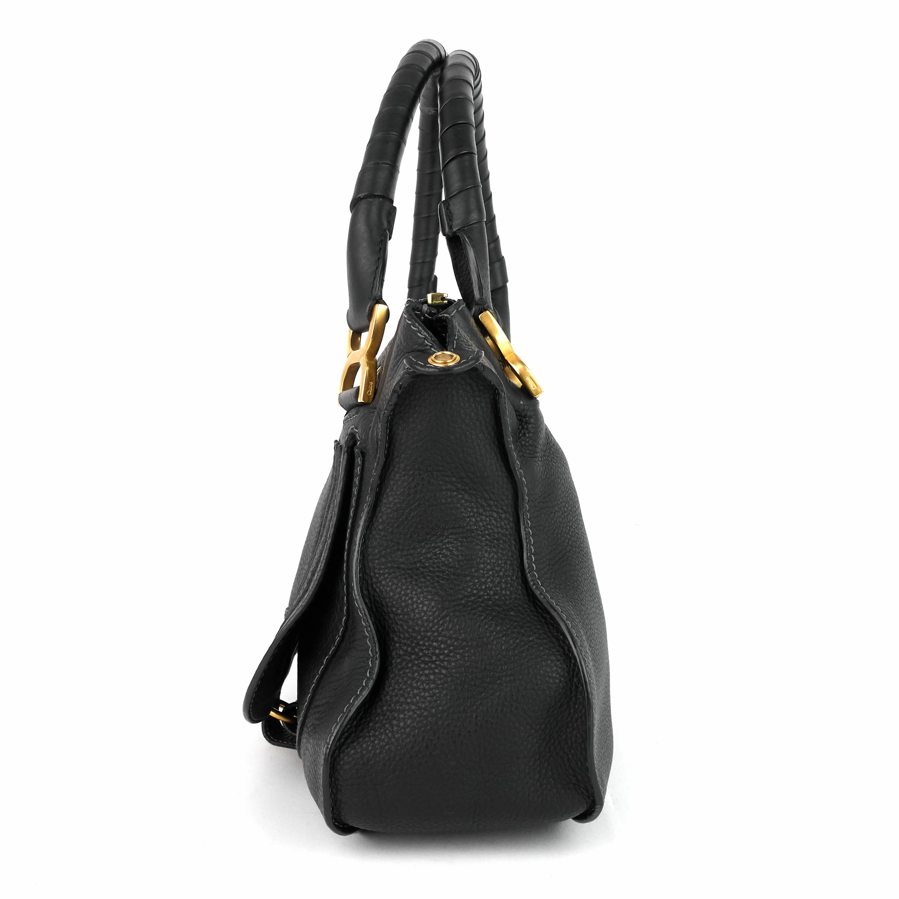 Marcie Calfskin Leather Handbag