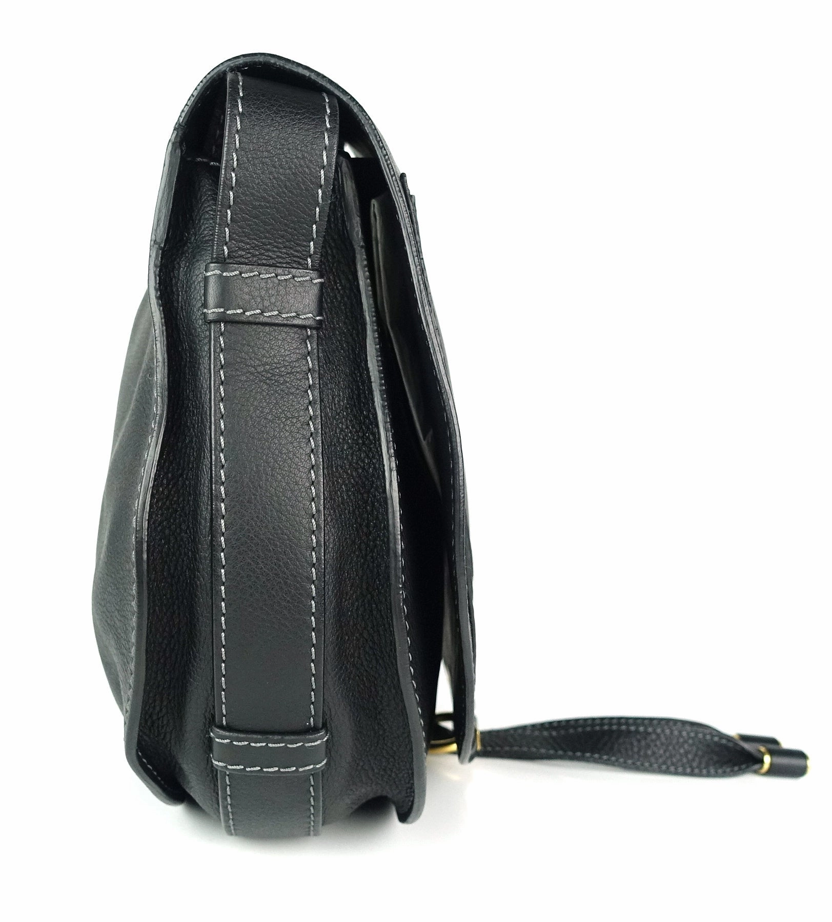 Marcie Calfskin Leather Medium Crossbody Bag