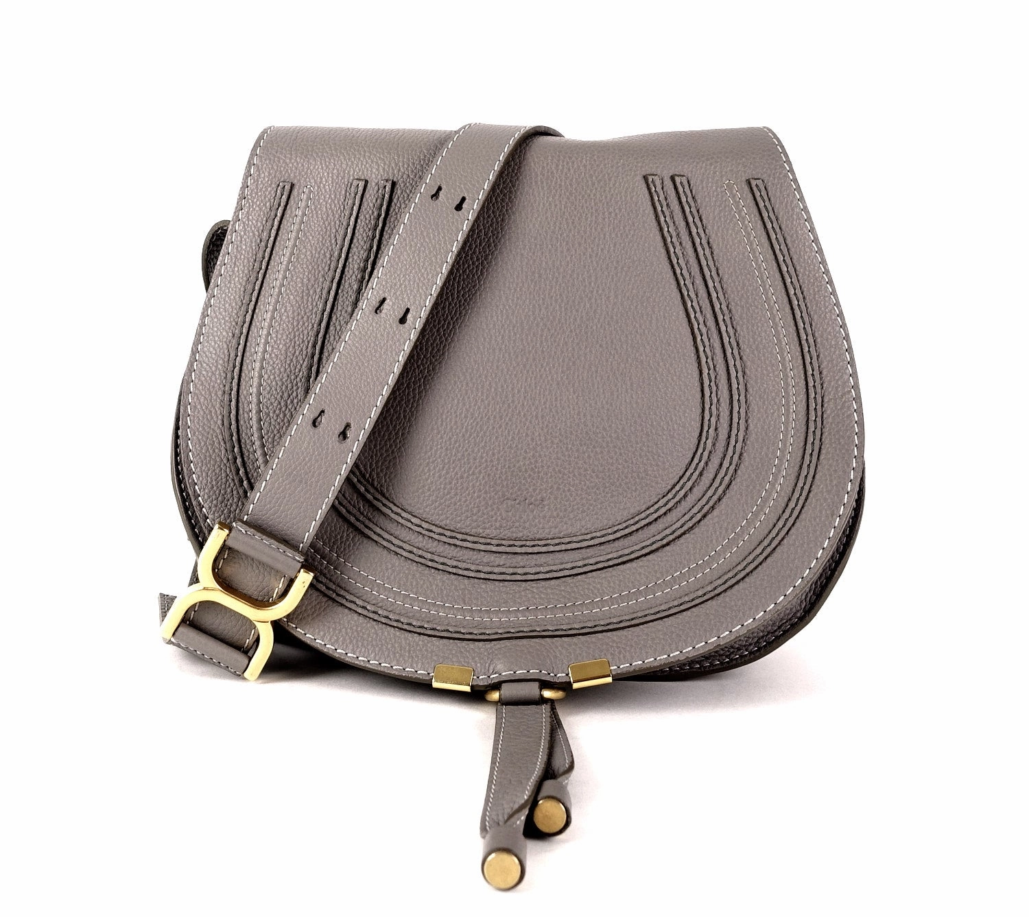 Marcie Calfskin Leather Medium Crossbody Bag