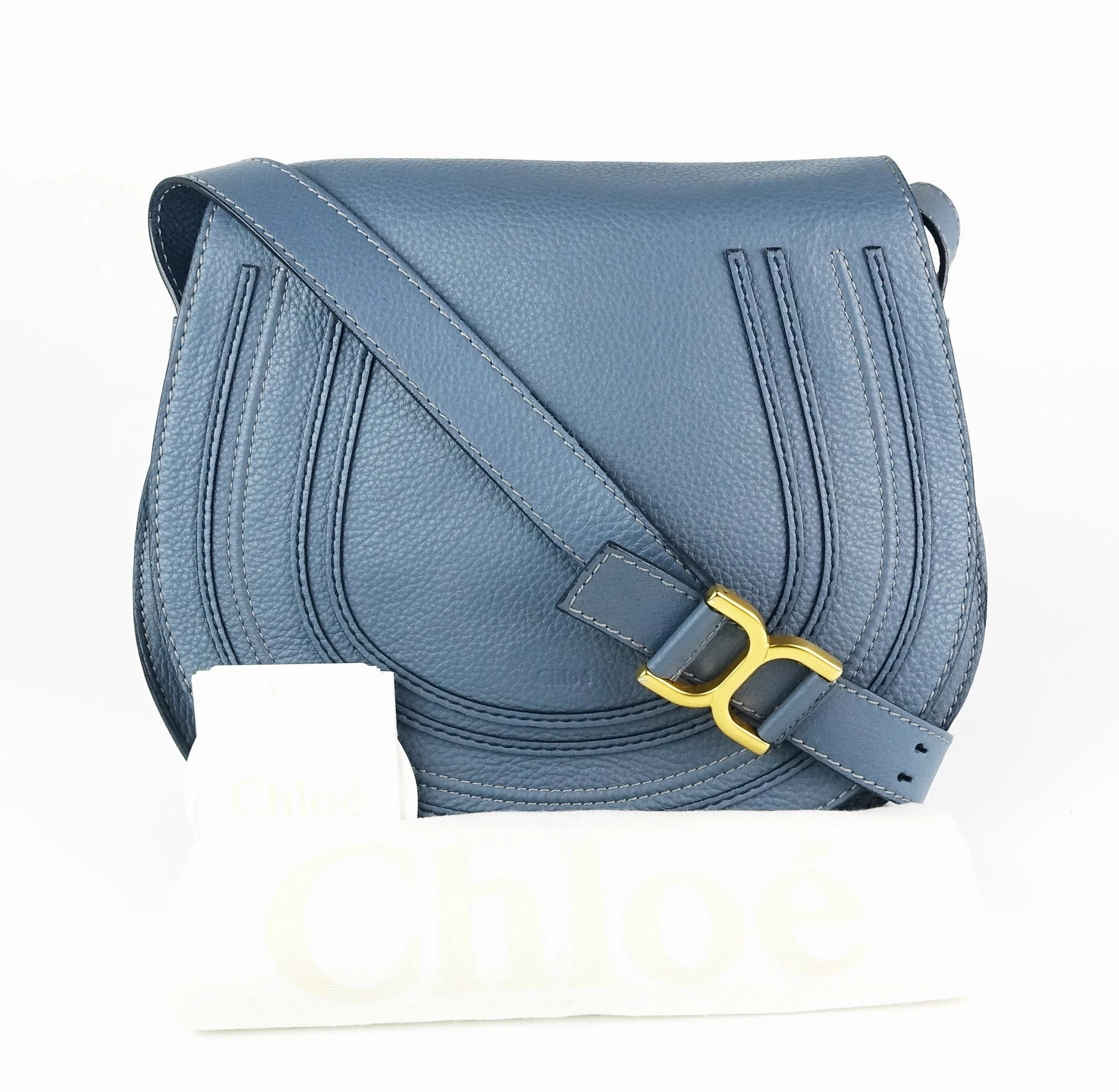 Marcie Calfskin Leather Medium Crossbody Bag