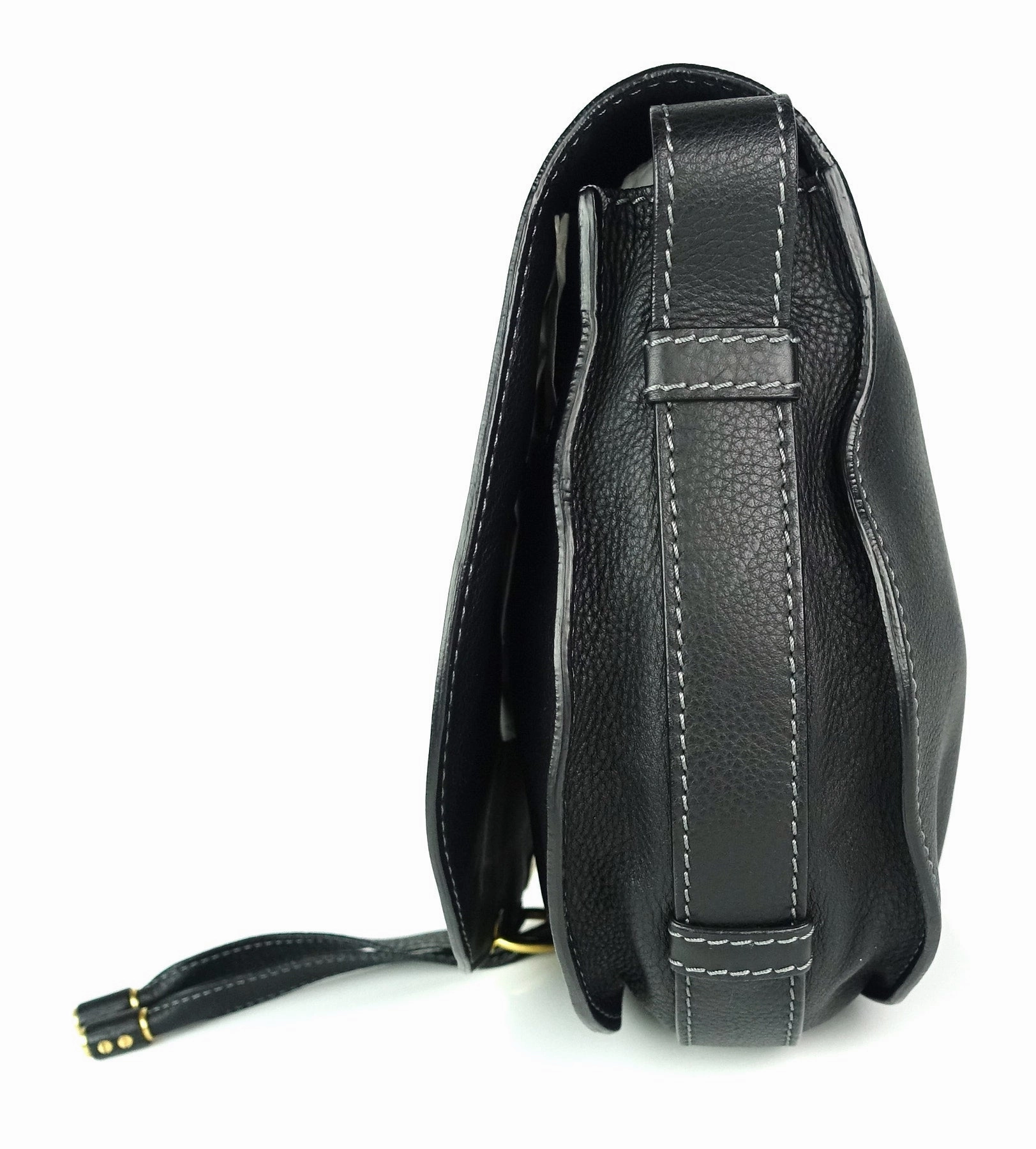 Marcie Calfskin Leather Medium Crossbody Bag