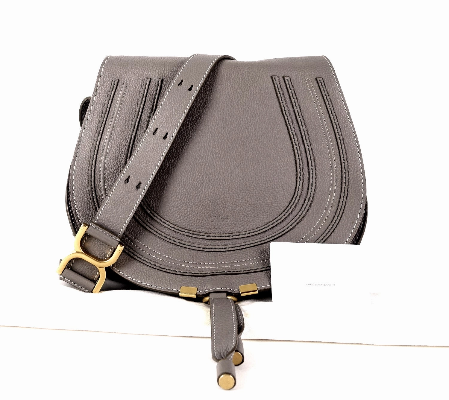 Marcie Calfskin Leather Medium Crossbody Bag