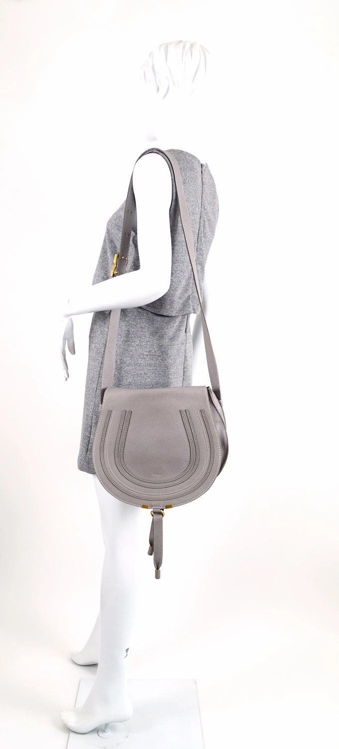 Marcie Calfskin Leather Medium Crossbody Bag