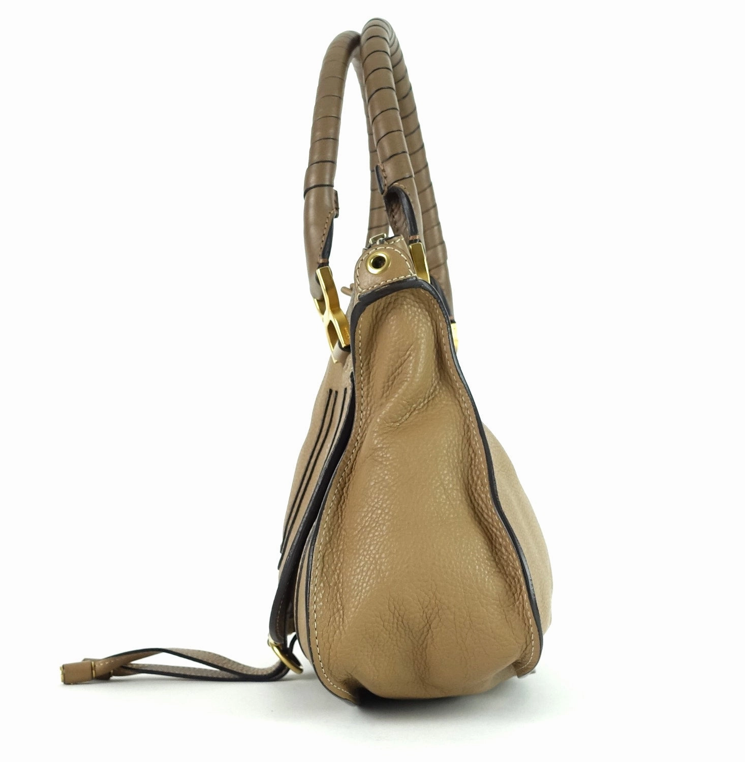 Marcie Calfskin Leather Medium Handbag