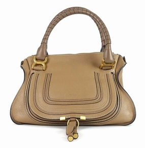 Marcie Calfskin Leather Medium Handbag