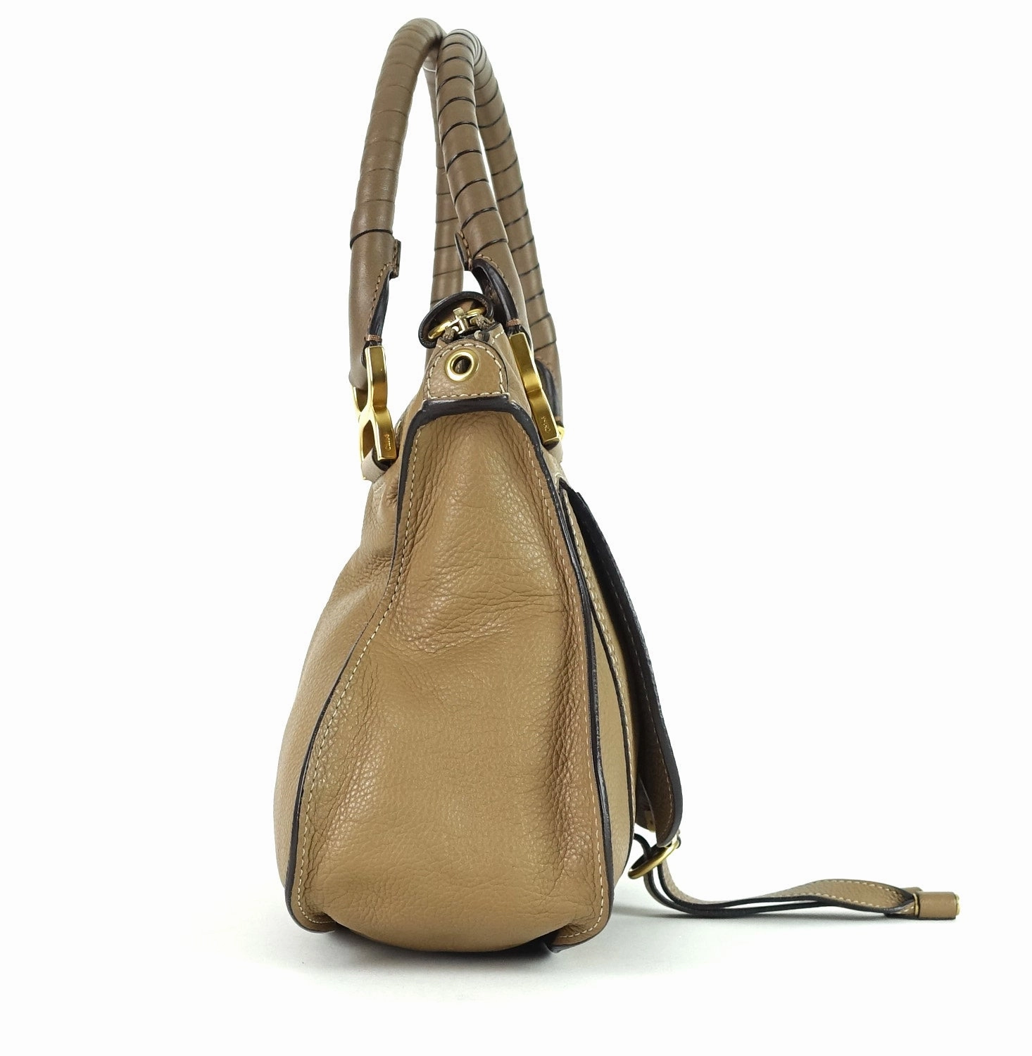 Marcie Calfskin Leather Medium Handbag