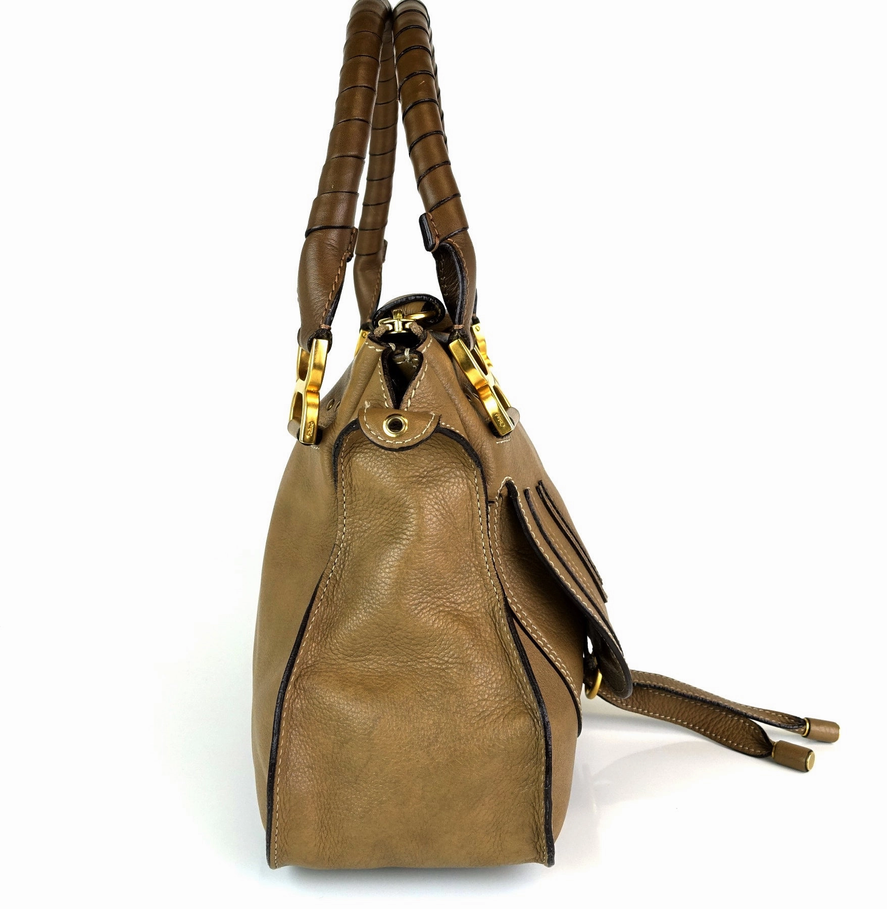 Marcie Calfskin Leather Medium Shoulder Bag