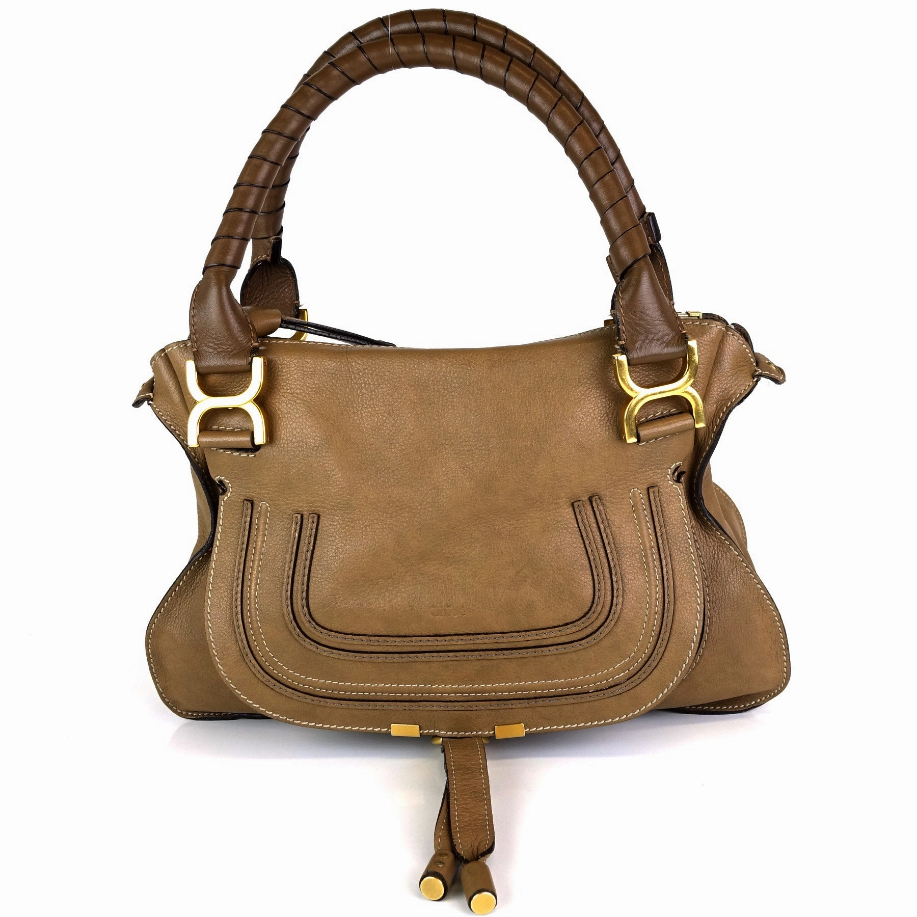 Marcie Calfskin Leather Medium Shoulder Bag