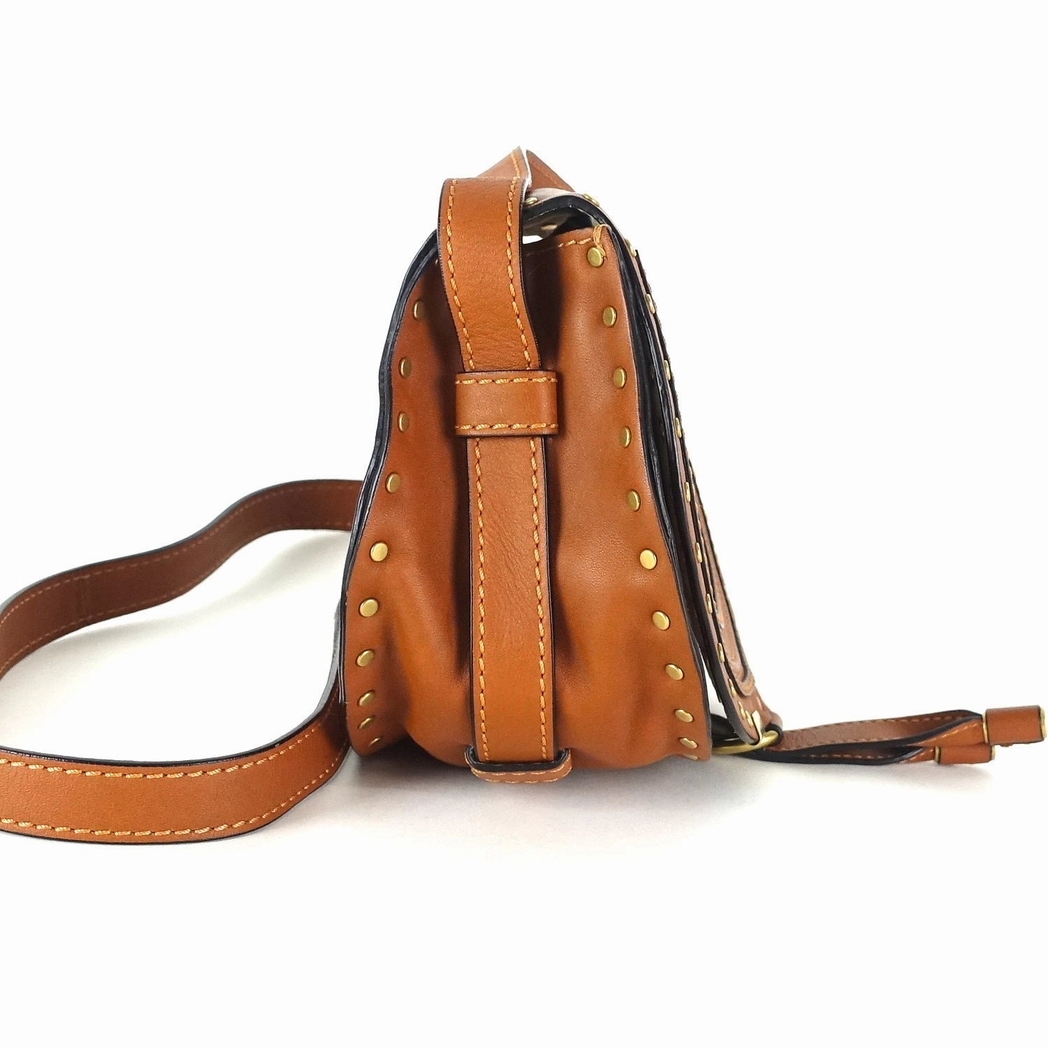 Marcie Calfskin Leather Small Crossbody Bag