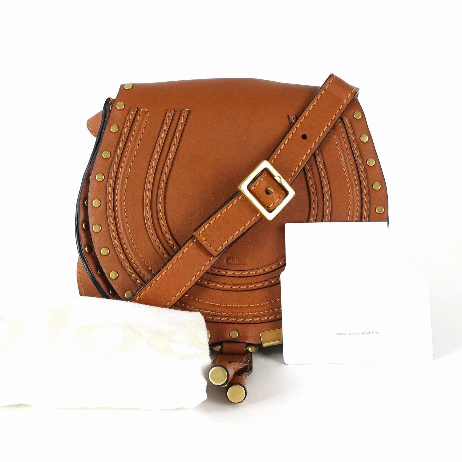 Marcie Calfskin Leather Small Crossbody Bag