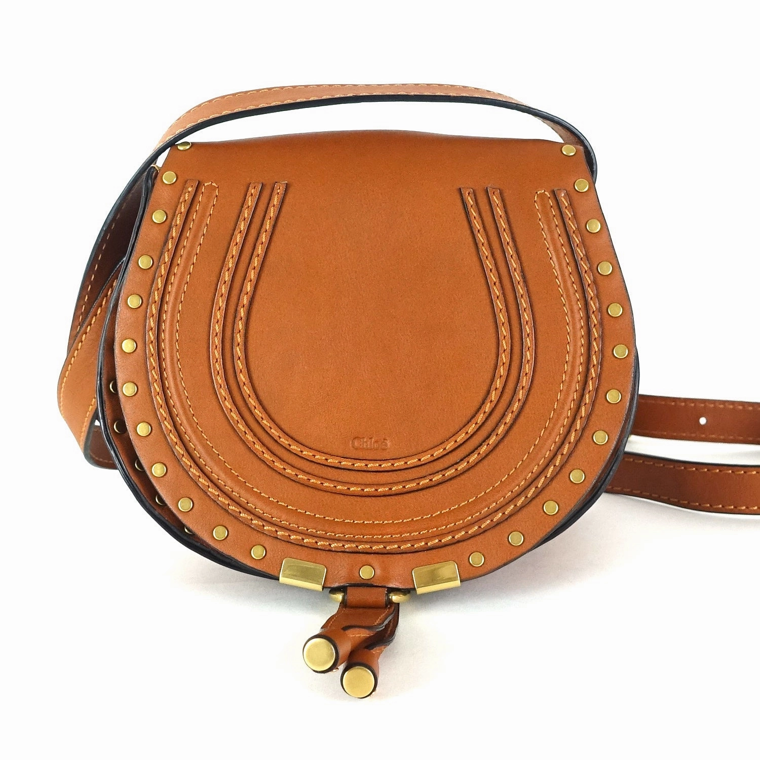 Marcie Calfskin Leather Small Crossbody Bag