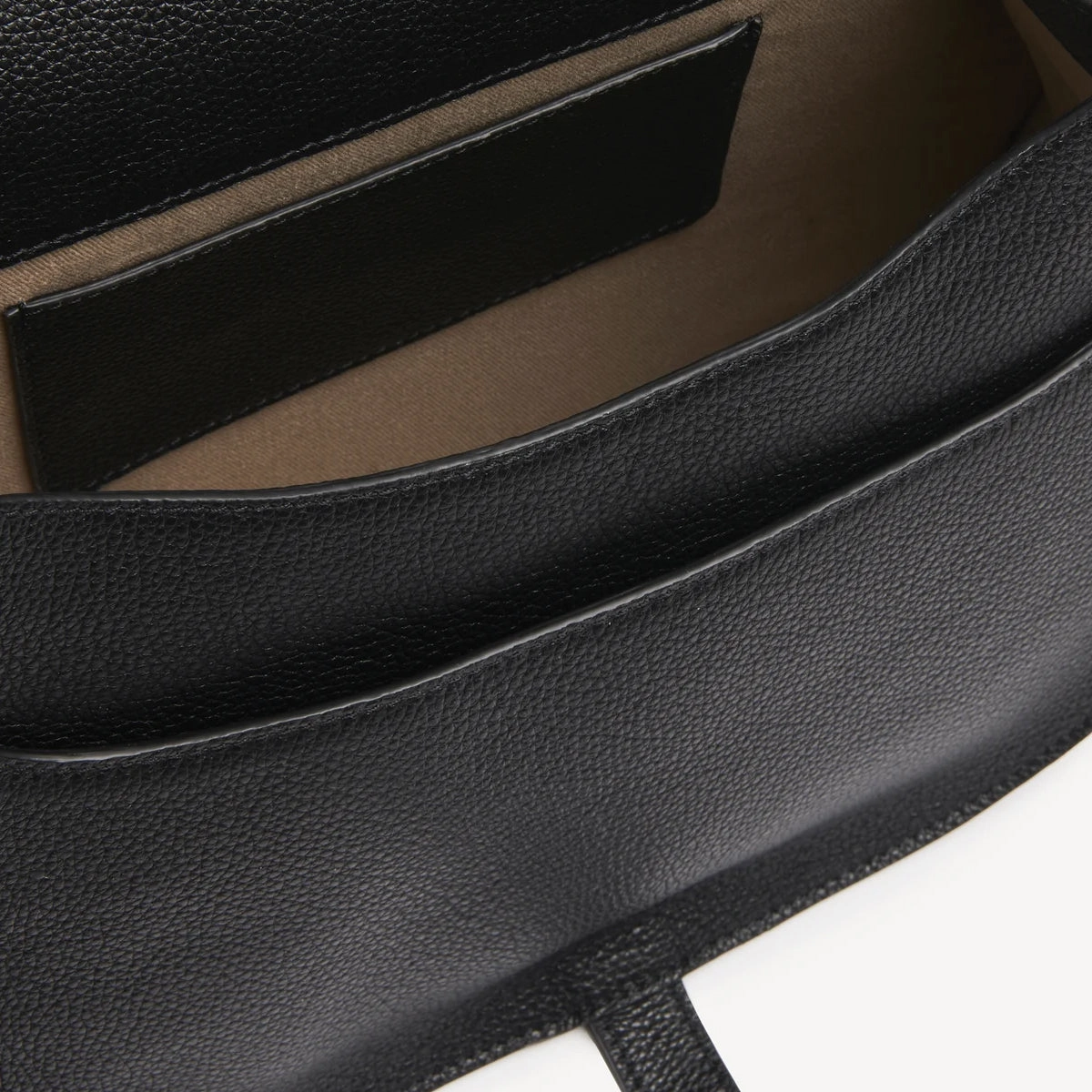 Marcie Medium Satchel, Black Tonal