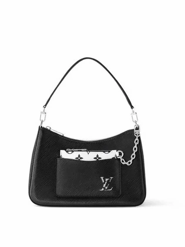 Marelle Epi Shoulder Bag Black