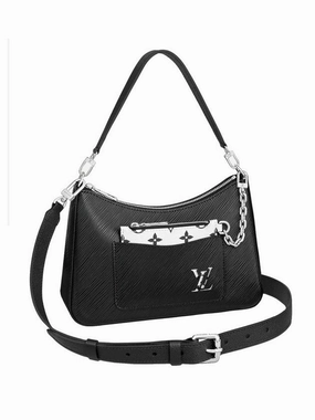 Marelle Epi Shoulder Bag Black