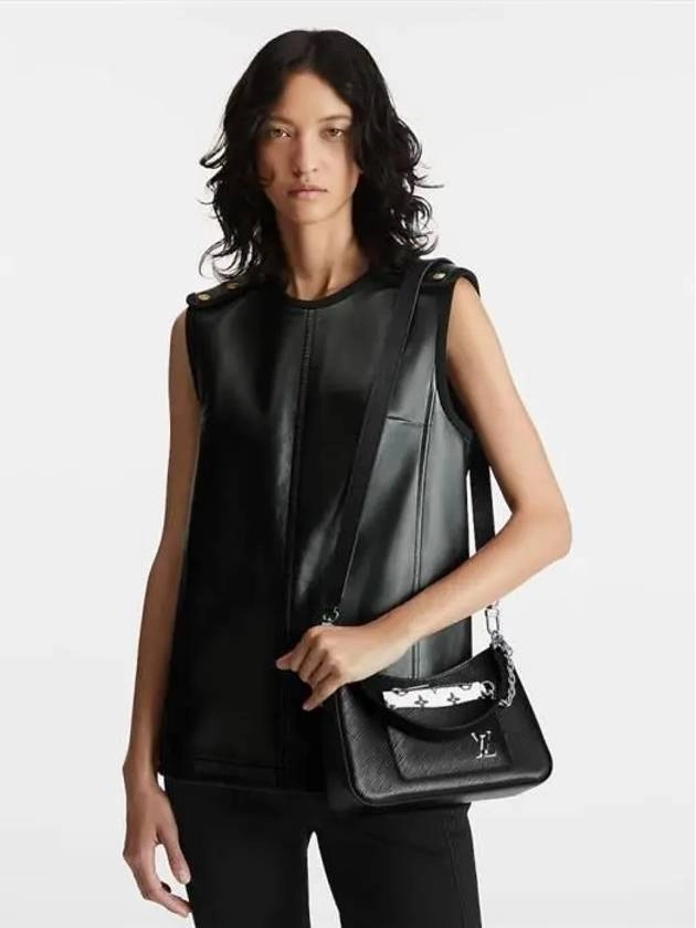 Marelle Epi Shoulder Bag Black