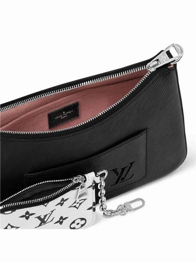 Marelle Epi Shoulder Bag Black