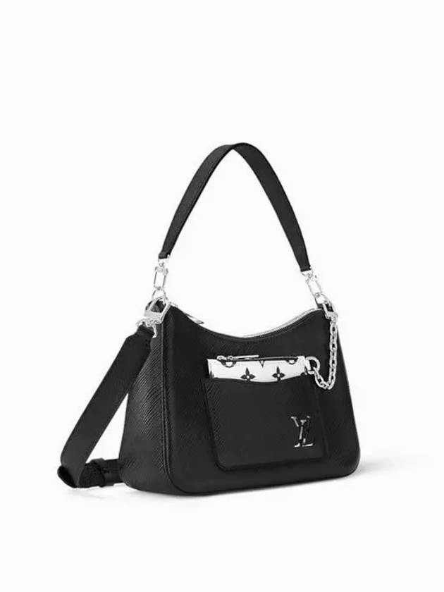 Marelle Epi Shoulder Bag Black