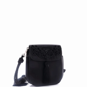 Margit Shoulder Bag Embroidered Tessuto Small