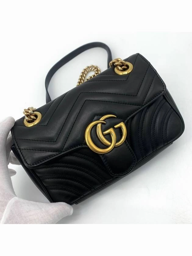 Marmont Matelasse Mini Flap Shoulder Bag 446744