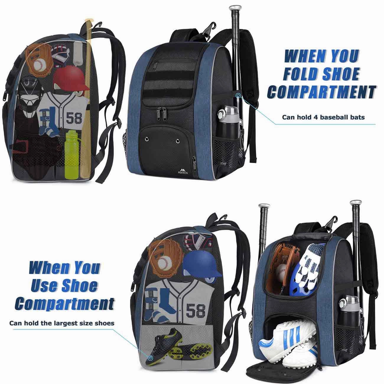 MATEIN Softball Backpack