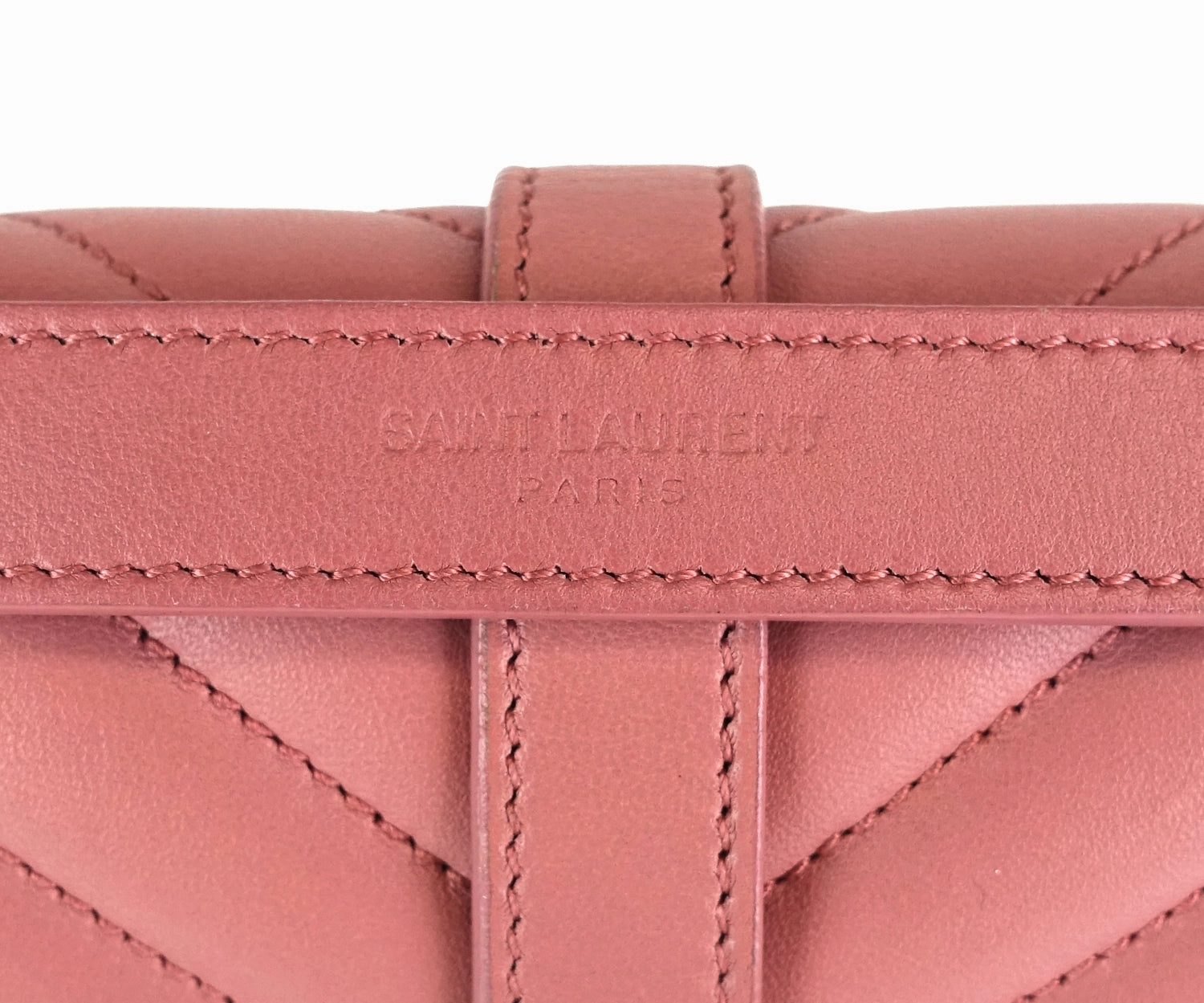 Matelasse Chevron Leather Classic Monogram Medium Bag