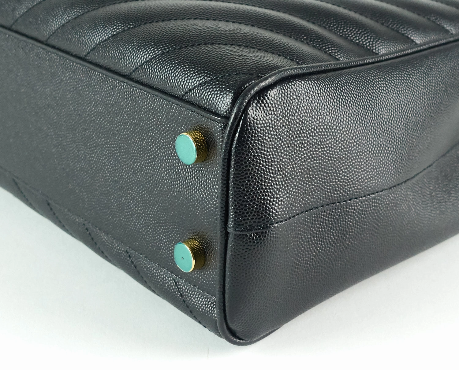 Matelasse Chevron Leather Shopper Bag