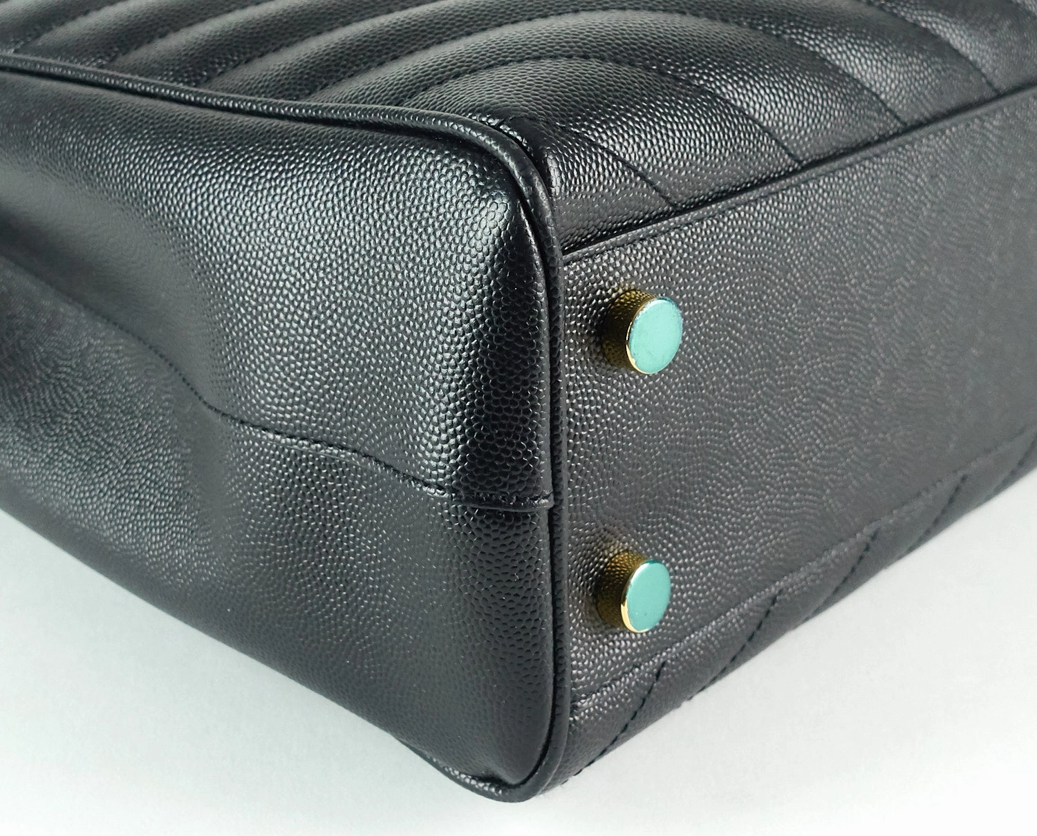 Matelasse Chevron Leather Shopper Bag