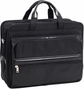 Mcklein P Series Elston Nylon Dbl Compartment Laptop Case