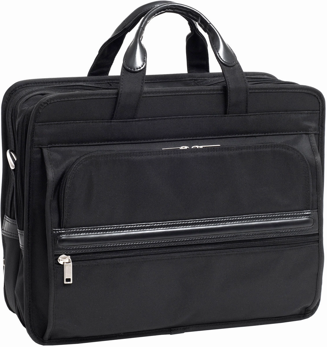 Mcklein P Series Elston Nylon Dbl Compartment Laptop Case